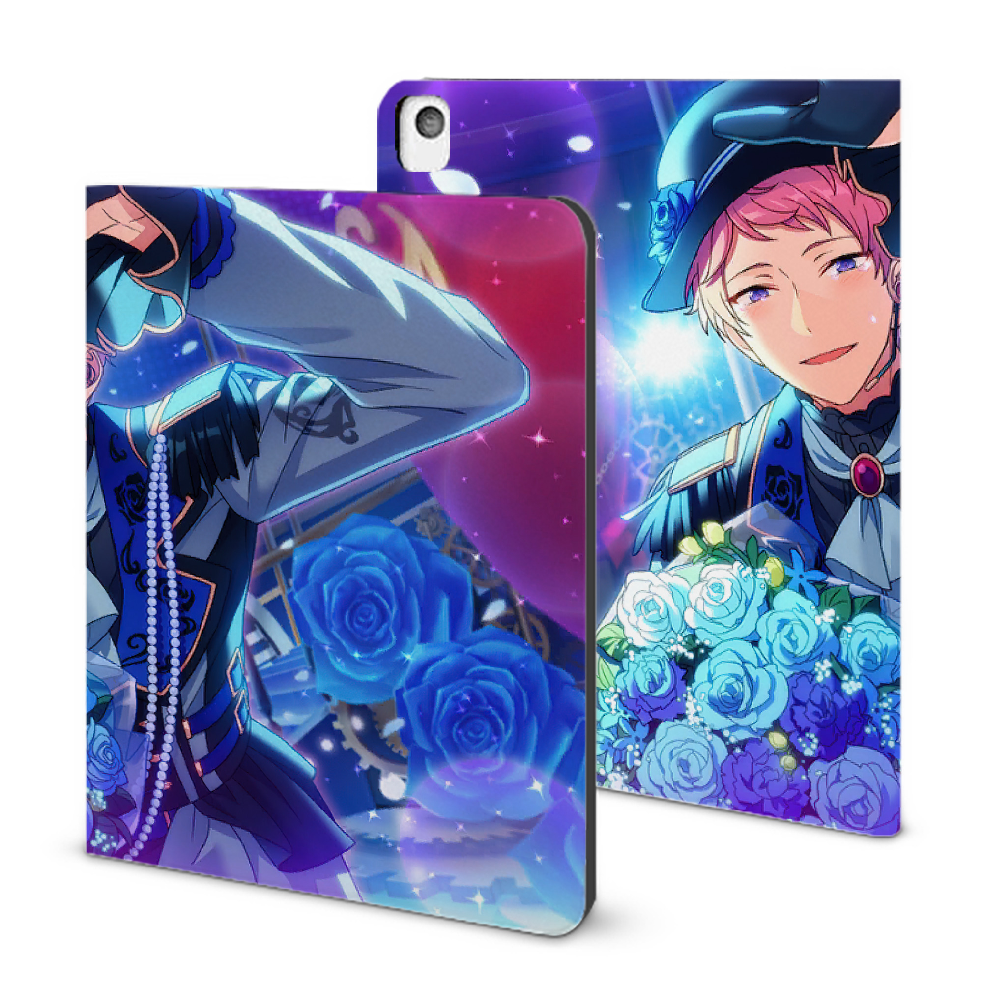 （画像用） あんさんぶるスターズ! Ensemble Stars IPadケース ペンホルダー付き ブックスタイルデザイン